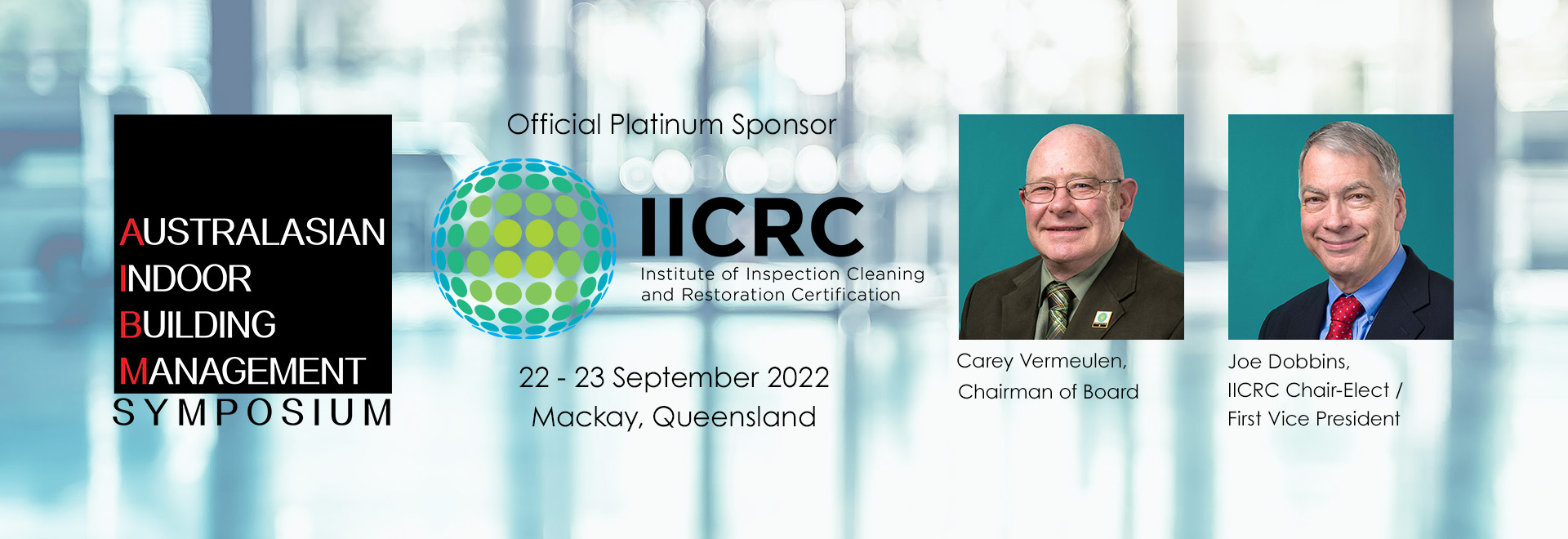 IICRC Official Platinum Sponsor of the AIBMS 